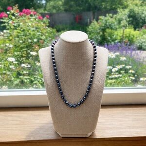 Tahitian Pearl Necklace – 20” | 6-8mm | 925 Sterling Silver